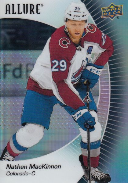 insert karta NATHAN MacKINNON 23-24 Allure Black Rainbow číslo 50